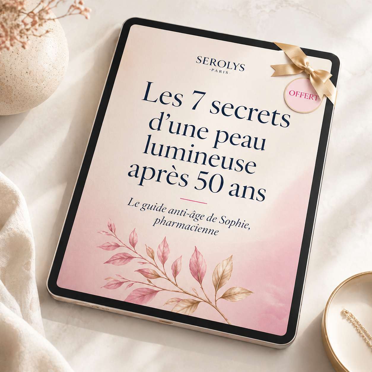 « Le Guide Anti-Âge des Femmes après 50 ans » Les 7 secrets d'une peau lumineuse à tout âge