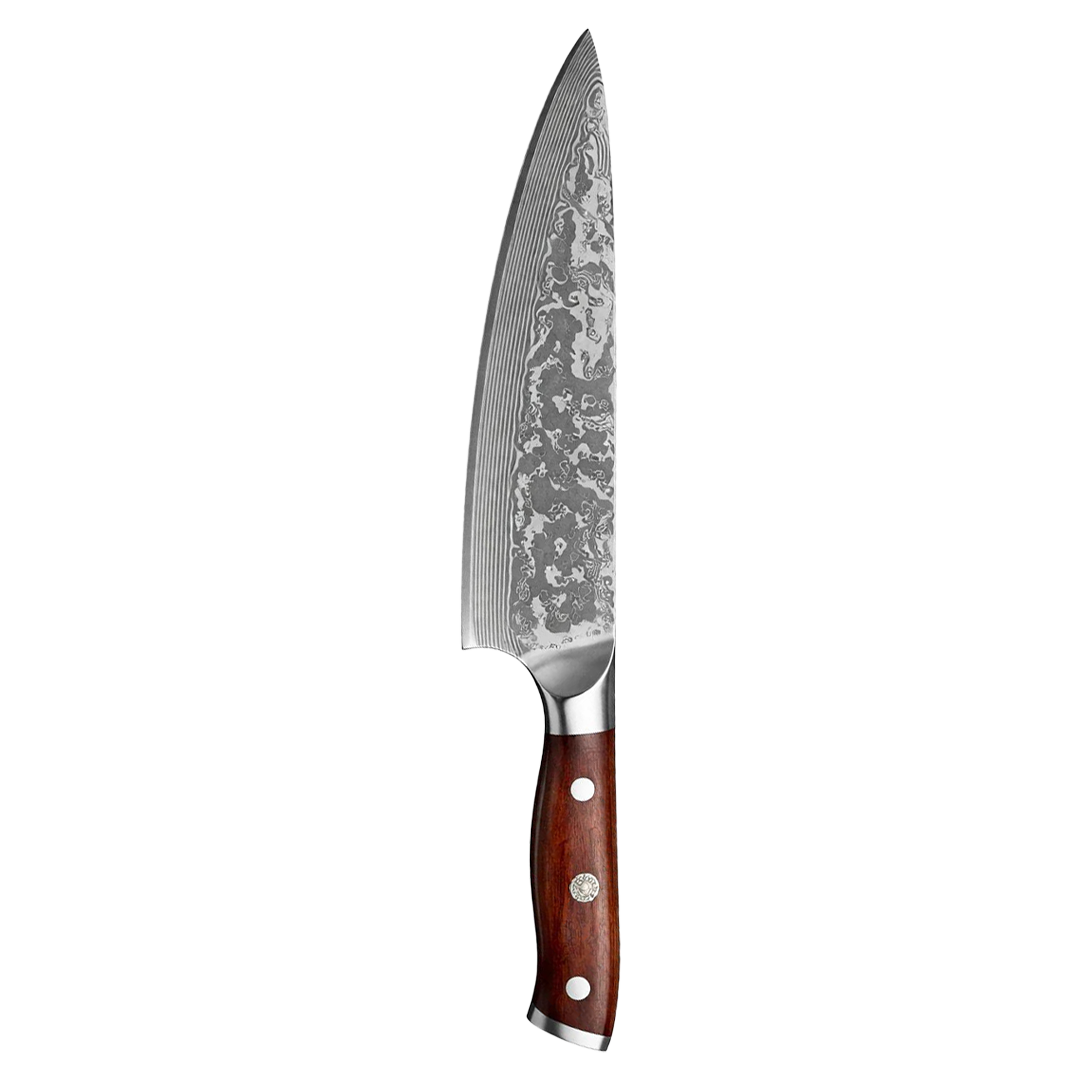 Couteau Damas nouveau marron